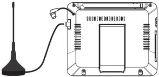 COBY TFTV791 - Utilización de la antena externa - 2