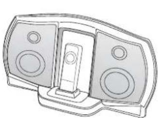 Cyber Acoustics iRhythms A303 - Collegamento a iPod Shuffle o altra sorgente - 1