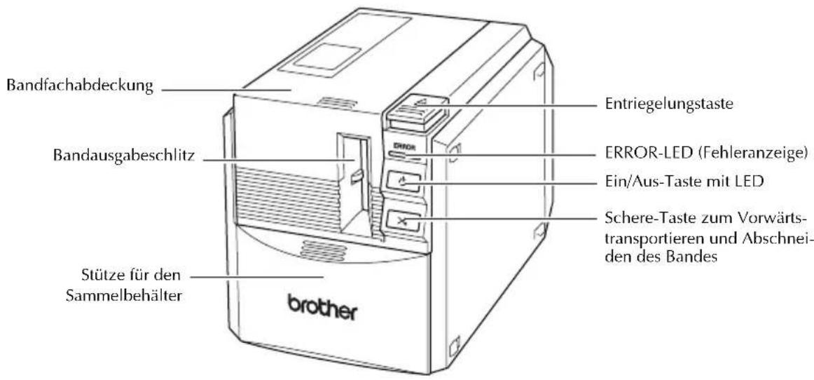 BROTHER Ptouch PT9500PC - Vorderseite des Gerätes - 1