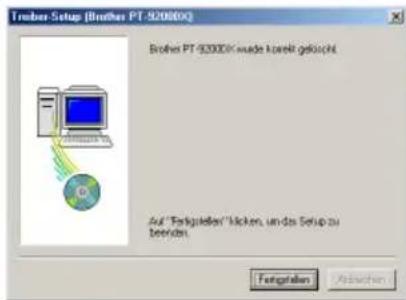 BROTHER Ptouch PT9200DX - Falls "Brother PT-9200DX löschen" gewählt wurde: - 2