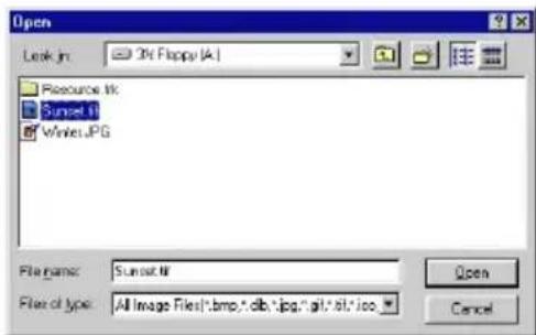 BROTHER Ptouch PT9200DX - Importing a graphics file - 1