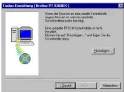 BROTHER Ptouch PT9200DX - Serieller Anschluss - 3