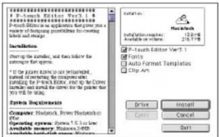 BROTHER Ptouch PT9200DX - Installing P-touch Editor Version 3.1 - 3