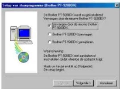 BROTHER Ptouch PT9200DX - Bij een USB verbinding (alleen voor Windows® 98/Me/2000 Professional/XP) - 5