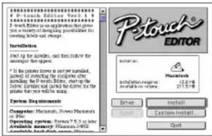 BROTHER Ptouch PT9200DX - Installeren van de P-touch Editor Version 3.1 - 2
