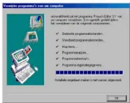 BROTHER Ptouch PT9200DX - Verwijderen van de P-touch Editor Version 3.1 (voor Windows® 95/98/Me/ NT 4.0/2000 Professional/XP) - 3