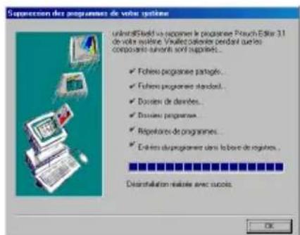 BROTHER Ptouch PT9200DX - Désinstallation de P-touch Editor Version 3.1 (pour Windows® 95/98/Me/NT 4.0/2000 Professional/XP) - 3