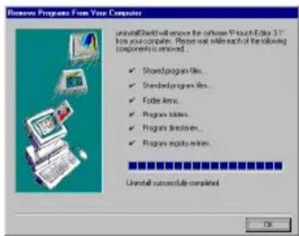 BROTHER Ptouch PT9200DX - Uninstalling P-touch Editor Version 3.1 (for Windows® 95/98/Me/NT 4.0/2000 Professional/XP) - 3