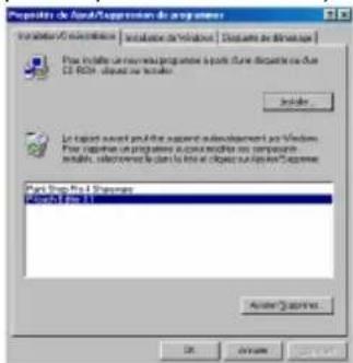 BROTHER Ptouch PT9200DX - Désinstallation de P-touch Editor Version 3.1 (pour Windows® 95/98/Me/NT 4.0/2000 Professional/XP) - 1