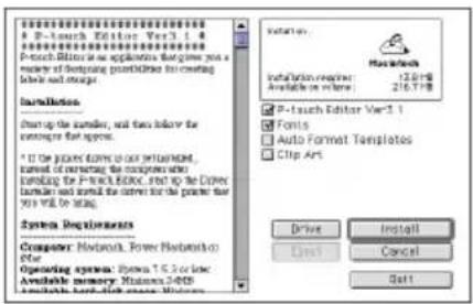 BROTHER Ptouch PT9200DX - Installeren van de P-touch Editor Version 3.1 - 3