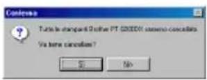 BROTHER Ptouch PT9200DX - Se si è selezionato "Cancella Brother PT-9200DX": - 1