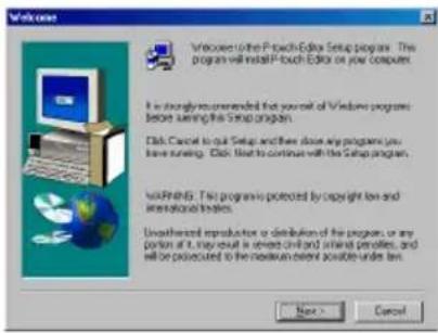 BROTHER Ptouch PT9200DX - Installing P-touch Editor Version 3.1 - 4