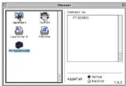 BROTHER Ptouch PT9200DX - Selecteren van de printer - 2