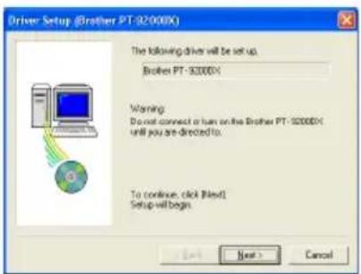 BROTHER Ptouch PT9200DX - With Windows® XP: - 1