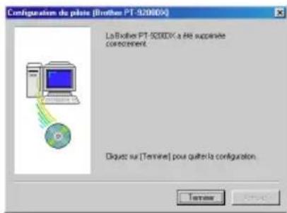 BROTHER Ptouch PT9200DX - Si vous avez sélectionné "Supprimer une Brother PT-9200DX": - 2