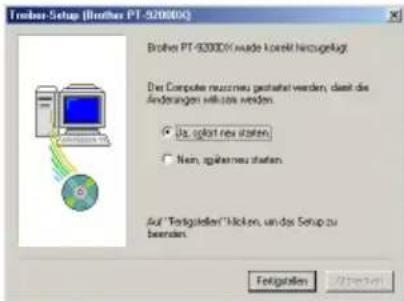 BROTHER Ptouch PT9200DX - Bei Windows® 98/98SE/Me/2000 Professional: - 5