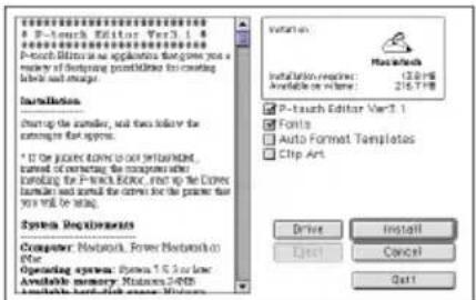 BROTHER Ptouch PT9200DX - Installation de P-touch Editor Version 3.1 - 3