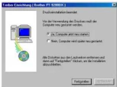 BROTHER Ptouch PT9200DX - Serieller Anschluss - 8