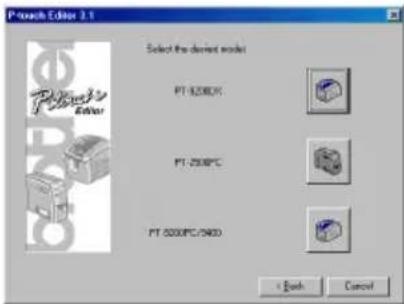 BROTHER Ptouch PT9200DX - For a USB connection (Windows® 98/Me/2000 Professional/XP only) - 3