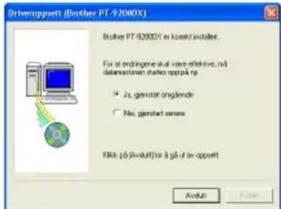 BROTHER Ptouch PT9200DX - Med Windows ^® XP: - 7