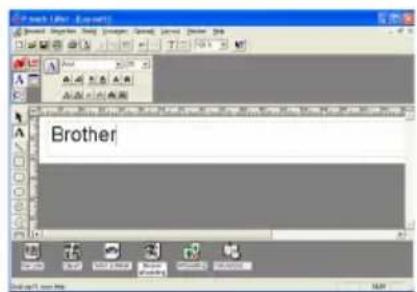 BROTHER Ptouch PT9200DX - Een nieuwe lay-out maken - 2