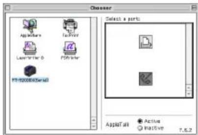 BROTHER Ptouch PT9200DX - Velge skriveren - 2