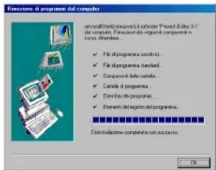 BROTHER Ptouch PT9200DX - Disinstallazione di P-touch Editor Version 3.1 (per Windows® 95/98/Me/NT 4.0/2000 Professional/XP) - 3
