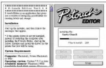 BROTHER Ptouch PT9200DX - Installing P-touch Editor Version 3.1 - 4