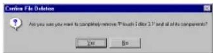 BROTHER Ptouch PT9200DX - Uninstalling P-touch Editor Version 3.1 (for Windows® 95/98/Me/NT 4.0/2000 Professional/XP) - 2
