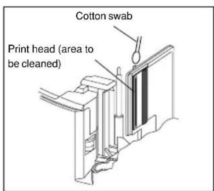 BROTHER Ptouch PT9200DX - Cleaning the Print Head and Roller - 2