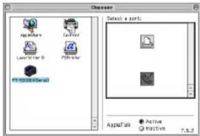 BROTHER Ptouch PT9200DX - Selecteren van de printer - 3