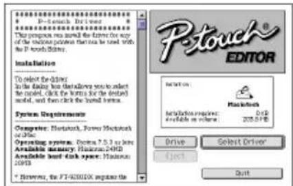 BROTHER Ptouch PT9200DX - Installation du pilote d'imprimante PT-9200DX - 2