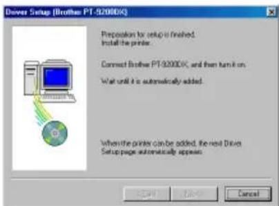 BROTHER Ptouch PT9200DX - With Windows® 98/98SE/Me/2000 Professional: - 3