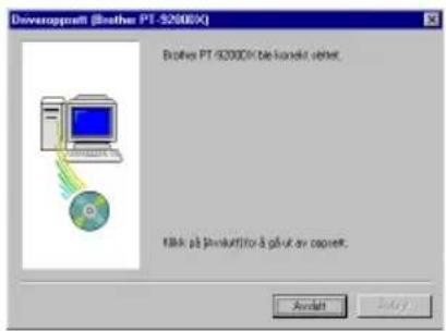 BROTHER Ptouch PT9200DX - Hvis du valgte "Slett Brother PT-9200DX": - 2