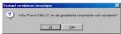 BROTHER Ptouch PT9200DX - Verwijderen van de P-touch Editor Version 3.1 (voor Windows® 95/98/Me/ NT 4.0/2000 Professional/XP) - 2