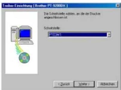 BROTHER Ptouch PT9200DX - Serieller Anschluss - 5