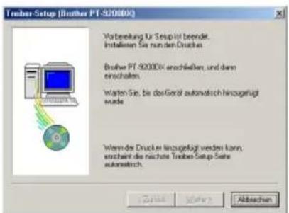 BROTHER Ptouch PT9200DX - Bei Windows® 98/98SE/Me/2000 Professional: - 3