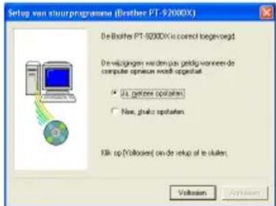 BROTHER Ptouch PT9200DX - Voor Windows® XP: - 7