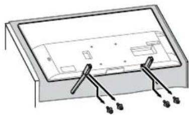 SONY Bravia KD55XG8196BU - Atjunkite ant stalo pastatomą stovą nuo televizoriaus. - 1