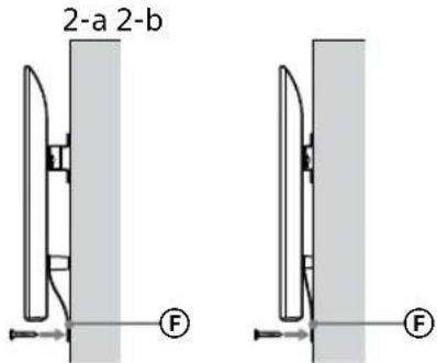 SONY Bravia KD55XG8196BU - Preventing the bottom of the TV from shifting. - 1