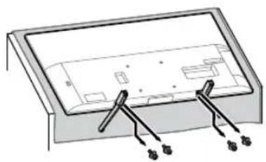 SONY Bravia KD55XG8196BU - Détachez le support de table du téléviseur. - 1