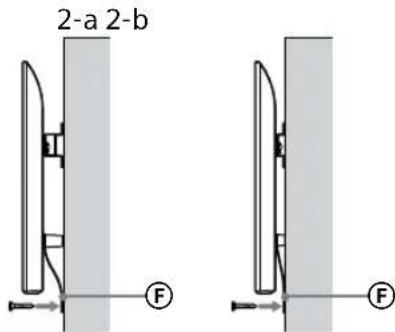 SONY Bravia KD55XG8196BU - Αποτρέψτε την μετατόπιση του κάτω μέρους της τηλεόρασης. - 1