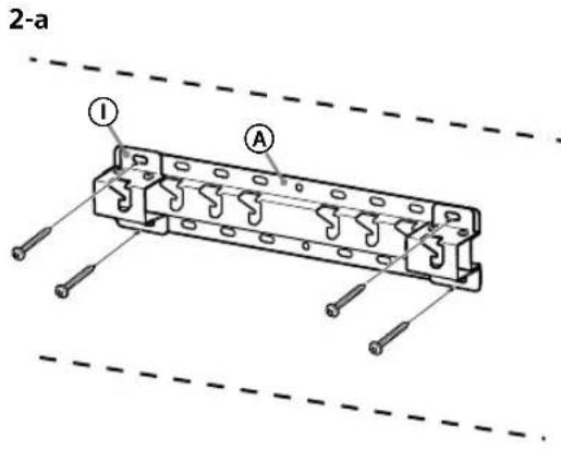 SONY Bravia KD55XG8196BU - Εγκατάσταση της Βάσης στον τοίχο - 1