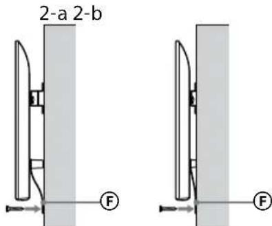 SONY Bravia KD55XG8196BU - Αποτρέψτε την μετατόπιση του κάτω μέρους της τηλεόρασης. - 1