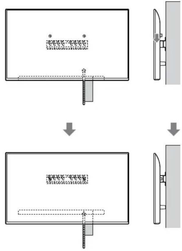 SONY Bravia KD55XG8196BU - Postavite TV na bazu ili adapter za bazu. - 2