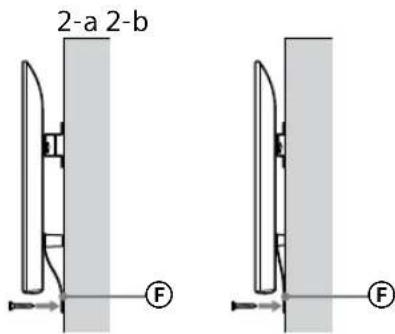 SONY Bravia KD55XG8196BU - Preventing the bottom of the TV from shifting. - 1