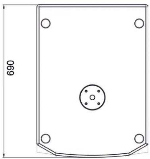 DB Technologies Sub 618 - DIMENSIONI - 2