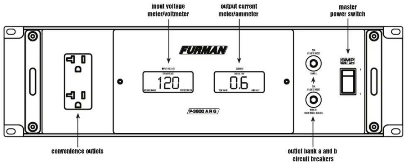 Furman P3600 AR G - ESPECIFICACIONES - 1