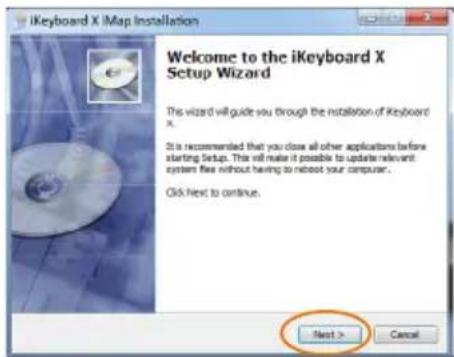 icon iKeyboard 4X - Installation d'iMap™ sur Windows - 1