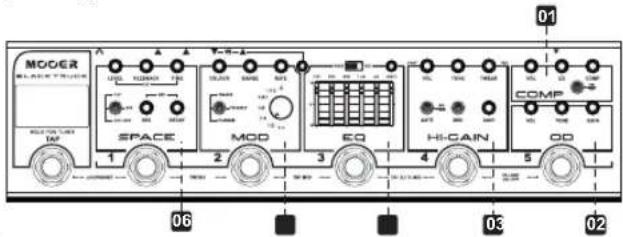Mooer Black Truck - Modulos de Efeitos - 1